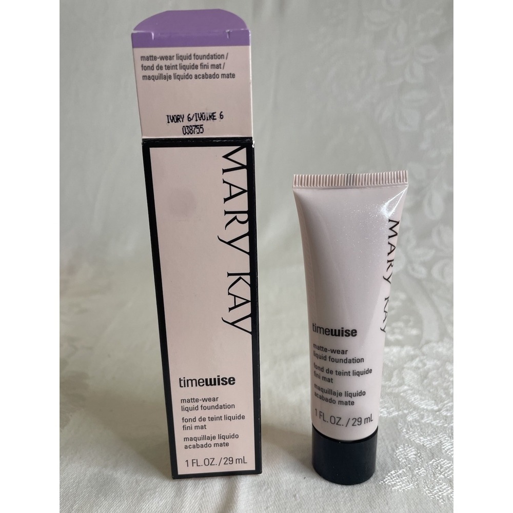 Mary Kay Timewise Matte-Wear Liquid Foundation Ivory 6 038755 NEW IN BOX